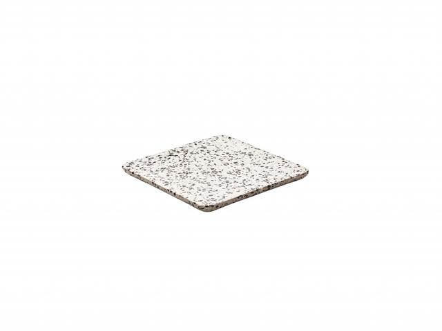 Playground Terrazzo plateau vierkant donker - 180x180mm