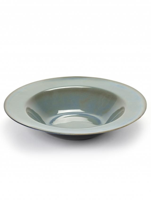 Serax Degustation Large round - Ø273mm - H 53mm - Smokey blue/dark blue