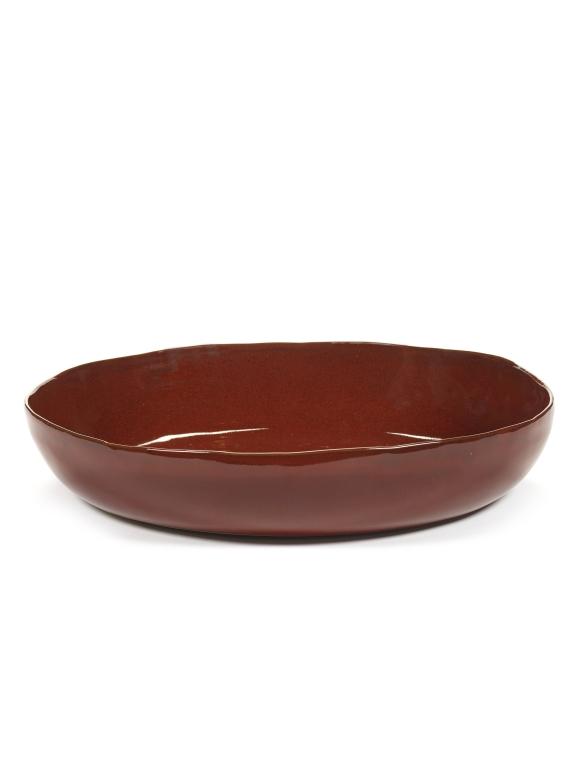 Serax La Mère tableware Serveerschaal L - Ø370mm - H 70mm - Venetian Red