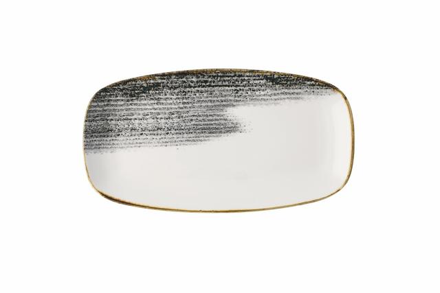 Churchill Studio Prints Homespun Accents Bord plat langwerpig - 355x189mm - Quartz Black