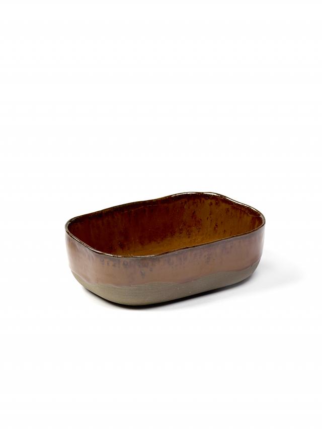 Serax Merci Extra Bord diep n°6 M - 145x105x45mm - Oker/bruin