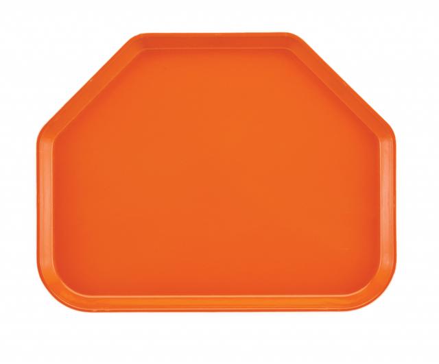 Cambro Camtray trapezium - 457x355mm - Orange Pizazz