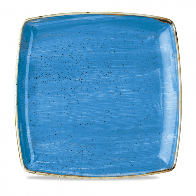 Churchill Stonecast Bord diep vierkant - 268x268mm - Cornflower Blue