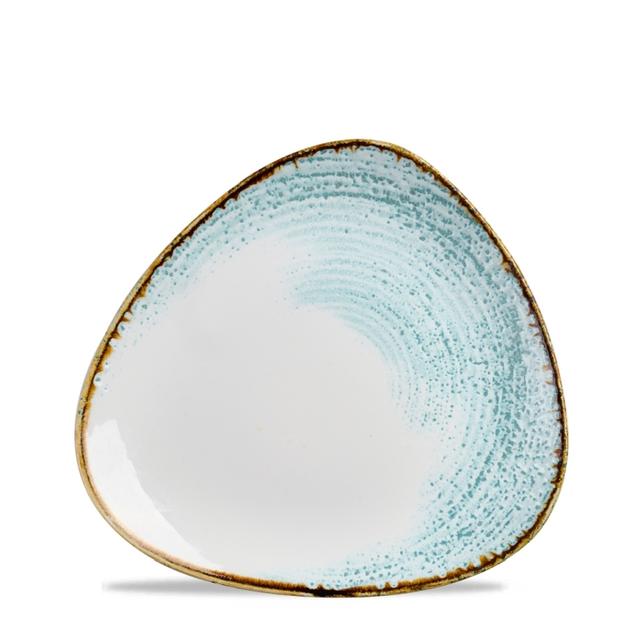 Churchill Studio Prints Homespun Accents Bord plat driehoek - B 203mm - Aquamarine