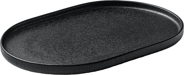 Playground Nara Schaal ovaal reliëf - 300x200x24mm - Black