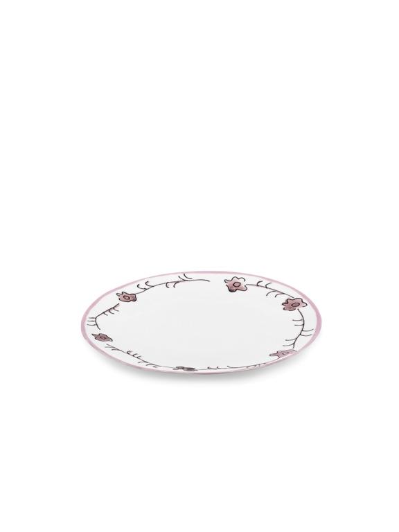 Serax Midnight Flowers Voorgerecht bord - Ø240mm - Dark Viola