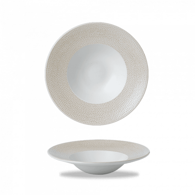 Churchill Isla Spinwash Bord diep met brede rand - Ø240mm - 0.284Ltr - Coastal Sand