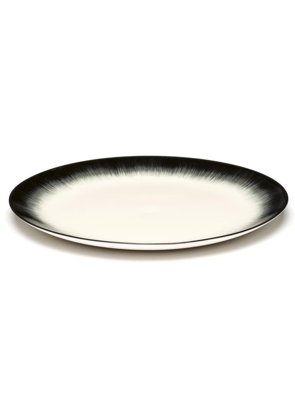 Serax Dé Bord var 4 - Ø280mm - Offwhite/black