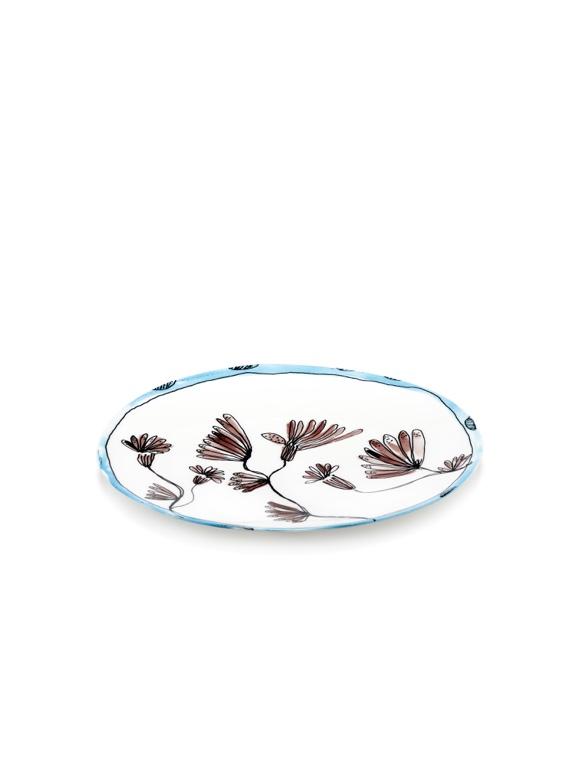 Serax Midnight Flowers Dinerbord - Ø280mm - Camelia Aubergine