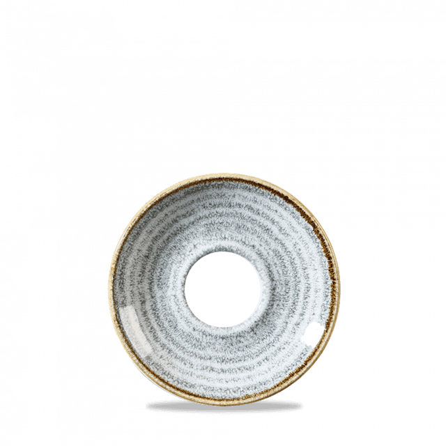 Churchill Studio Prints Homespun Schotel voor espressokopje - Ø118mm - Stone Grey