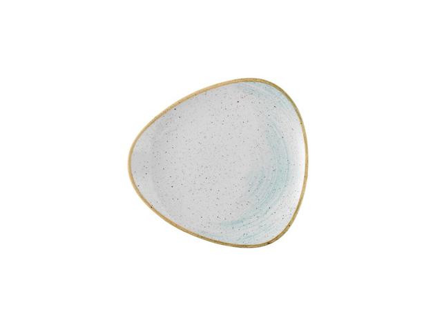 Churchill Stonecast Accents Bord plat driehoek - B 285mm - Duck Egg Blue
