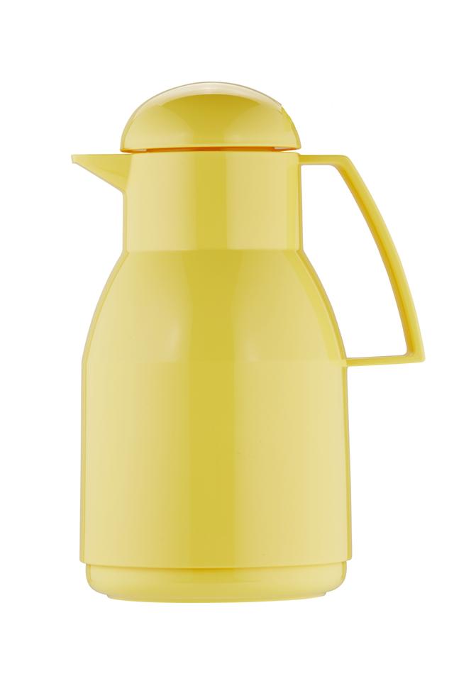 Helios Top Thermoskan kunststof - 1Ltr - Geel