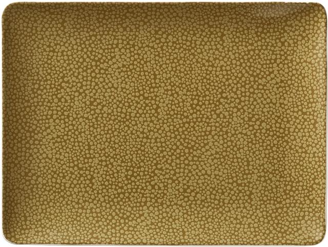 Bauscher Purity Schaal rechthoekig coupe - 200x150x20mm - Pearls Olive
