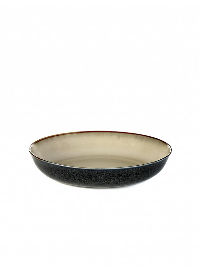 Serax Bord diep S - Ø175mm - H 30mm - Misty grey/dark blue