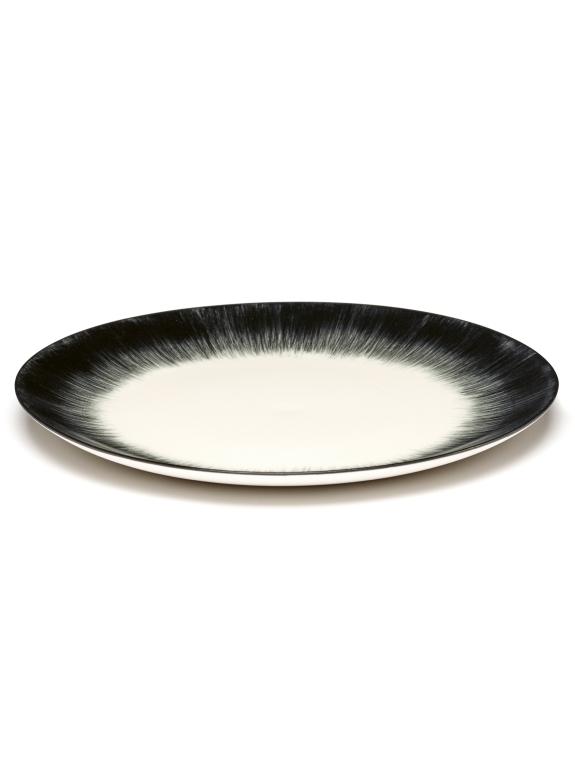 Serax Dé Bord var 5 - Ø280mm - Offwhite/black