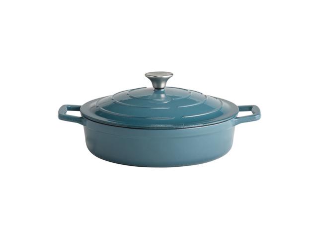 APS Braadpan met deksel 5 Stars - 3Ltr - Turquoise