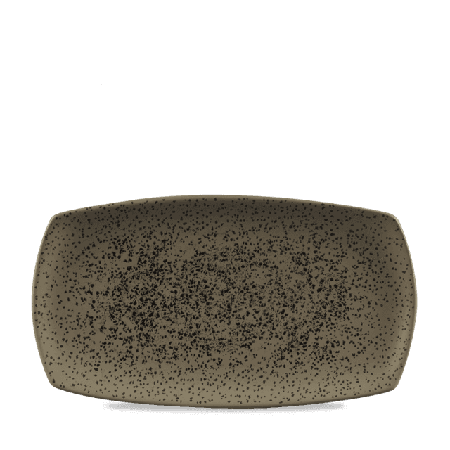 Churchill Art De Cuisine Menu Shades Schaal plat rechthoekig - 355x190mm - Caldera Flint Grey