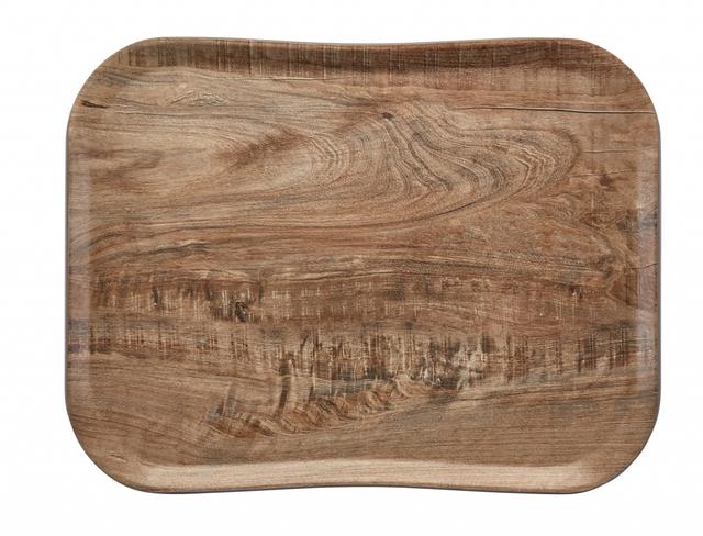 Cambro Dienblad wood grain - 430x330mm - Light Olive