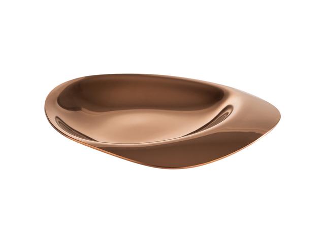 APS Bord Pebble set 4 stuks - 85x80x25mm - Copper look