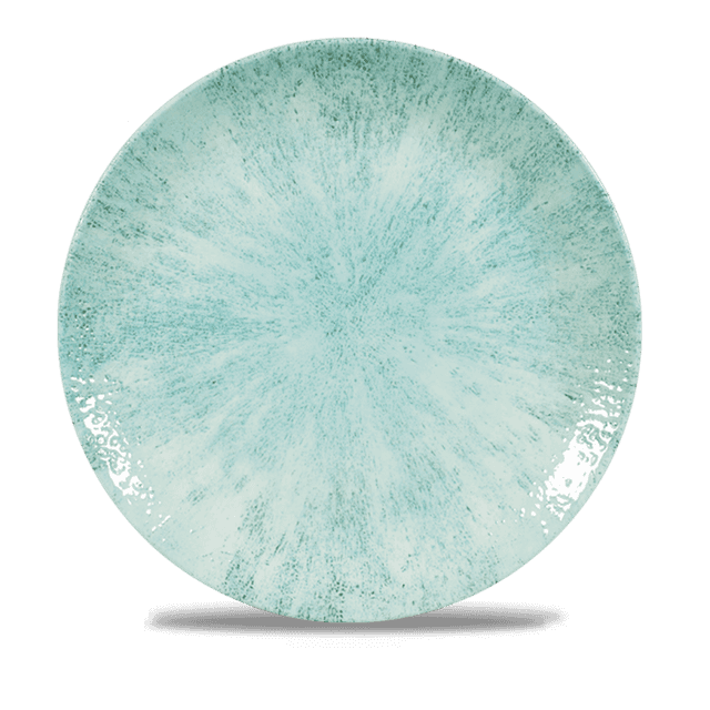Churchill Studio Prints Stone Coupebord plat - Ø260mm - Aquamarine