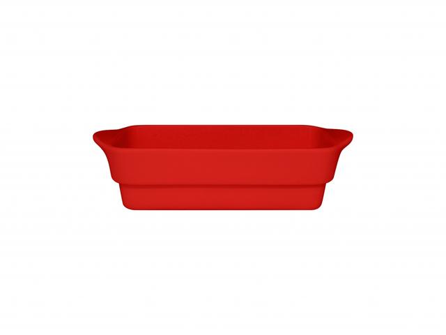 RAK Chef's Fusion Terrine rechthoekig zonder deksel - 200x100mm - Bright red