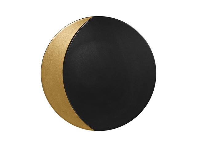 RAK Metalfusion Bord plat - Ø310mm - Black/gold