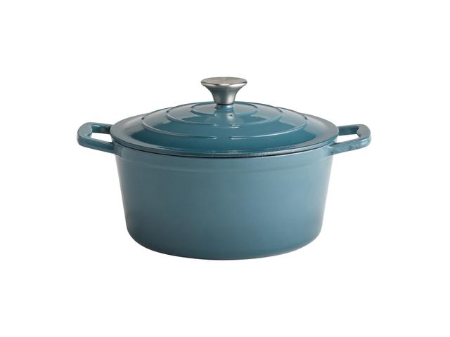 APS Kookpan met deksel 5 Stars - 4Ltr - Turquoise