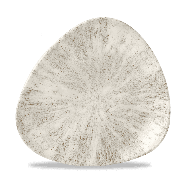 Churchill Studio Prints Stone Bord plat driehoek - B 245mm - Agate Grey