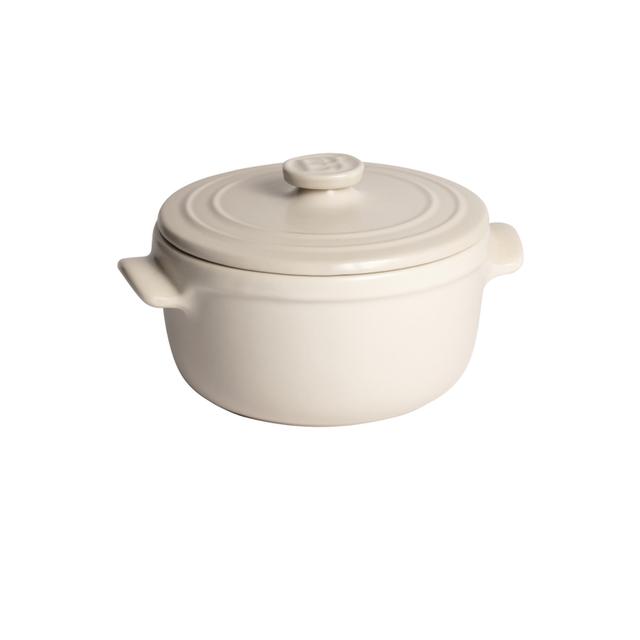 Emile Henry Solo Kookpan rond - 0.65Ltr - Opale