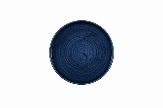 Churchill Stonecast Plume Bord plat met opstaande rand - Ø260mm - Ultramarine
