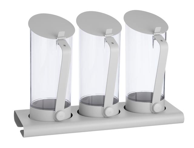 WMF Neutral Cereaal/sap dispenser set incl. 3 kannen - Macadamia