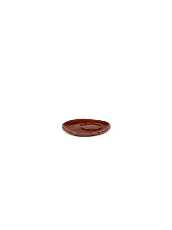 Serax La Mère tableware Schotel voor espressokopje - Ø110mm - Venetian Red