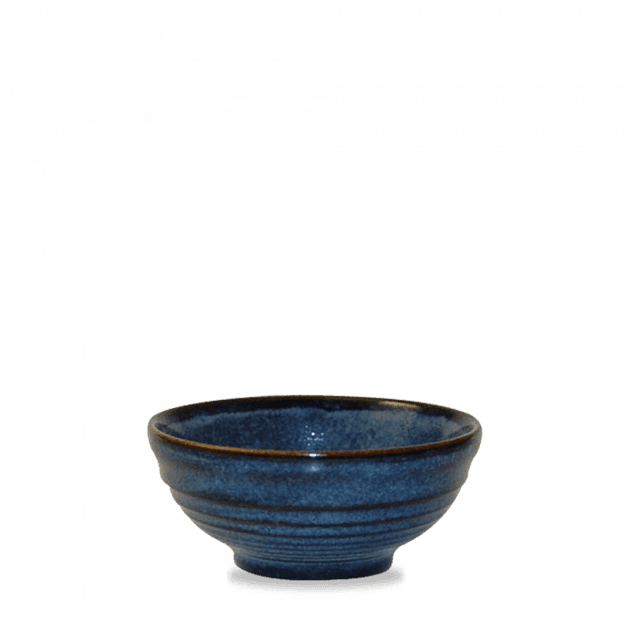 Churchill Bit on the Side Snackschaal geribbeld - Ø120mm - 0.28Ltr - Sapphire Blue