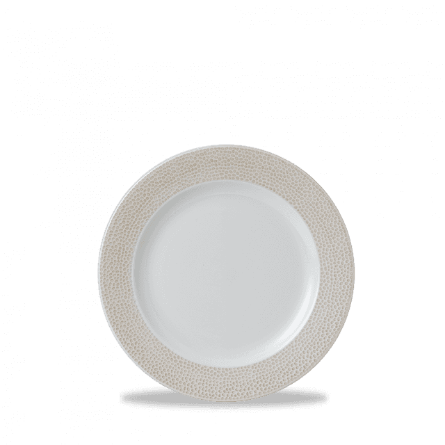 Churchill Isla Spinwash Bord plat met rand - Ø170mm - Coastal Sand