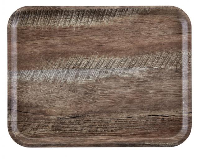 Cambro Dienblad Madeira - 370x530mm - Dark Oak