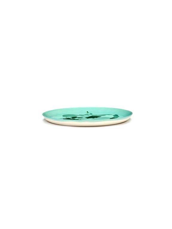 Serax Feast Bord L - Ø265mm - Azure pepper green