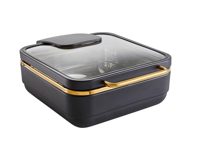 HEPP Excellent Chafing dish GN 2/3 - 375x450x190mm - Zwart/Goud