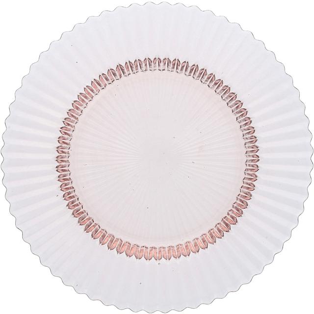 Fortessa Archie Bord plat glas - Ø215mm - Roze