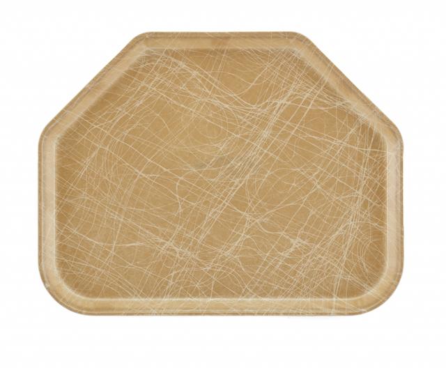 Cambro Camtray trapezium - 457x355mm - Abstract Tan