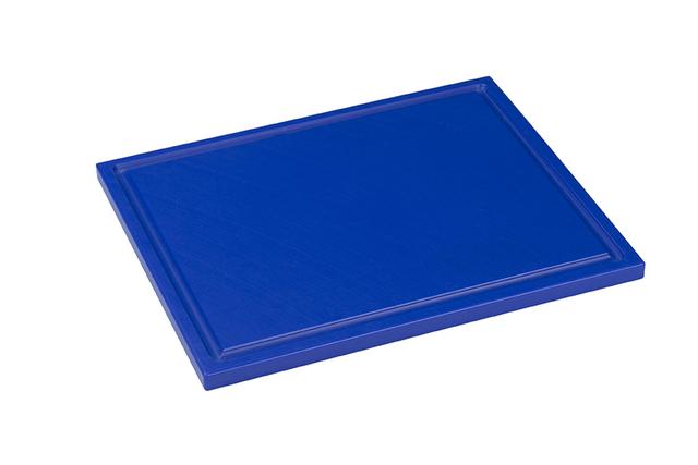 Interlux Snijplank met sapgoot - 600x400x15mm - Blauw