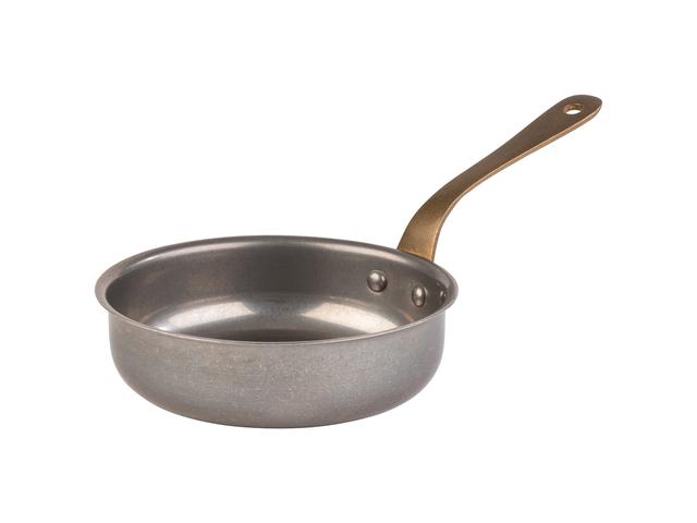 APS Steel-/serveerpan Snackholder - Ø140mm - H 40mm - Antiek rvs