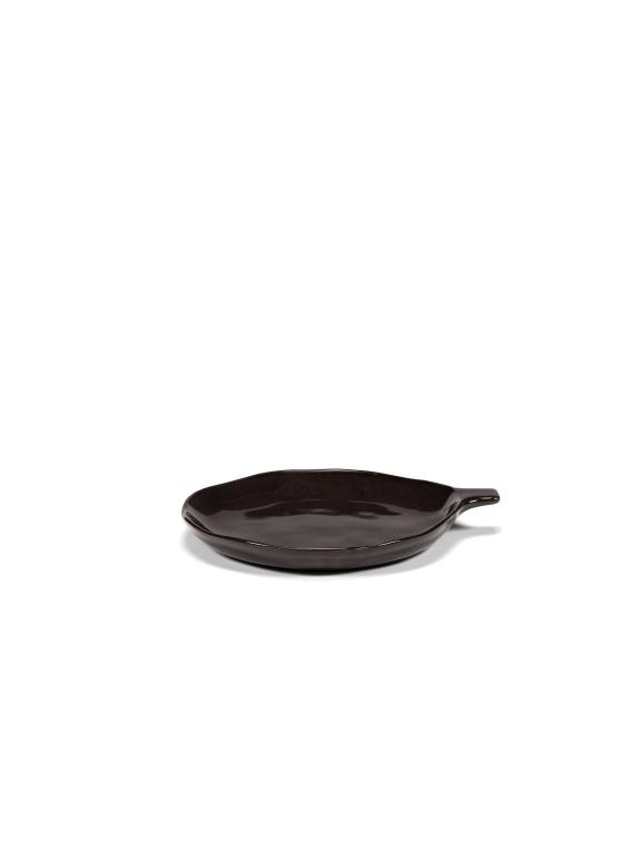 Serax La Mère tableware Bord met greep - 200x170x20mm - Ebony