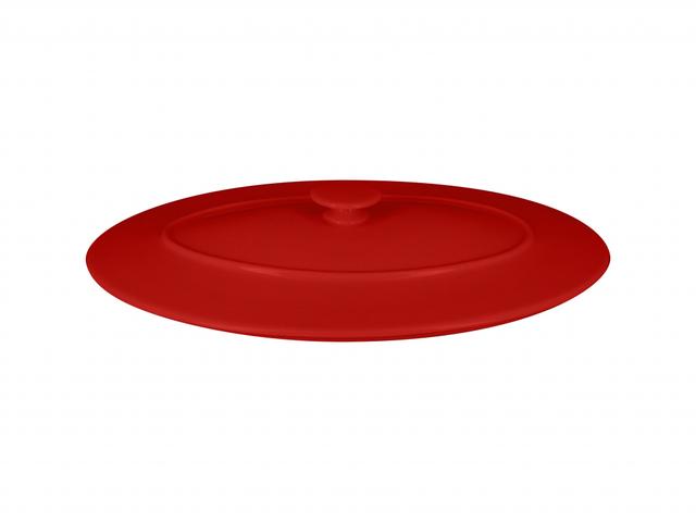 RAK Chef's Fusion Deksel voor schaal ovaal 372x250mm - Bright red