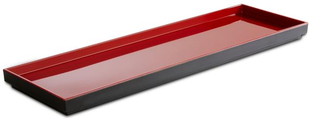 APS Plateau Asia Plus 2/4GN - 530x162x30mm - Zwart/rood