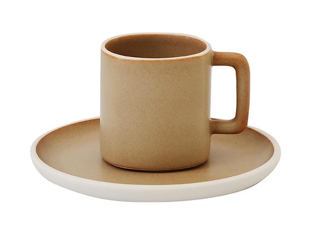 Jars Studio Espressokopje met schotel - 0.08Ltr - Kraft