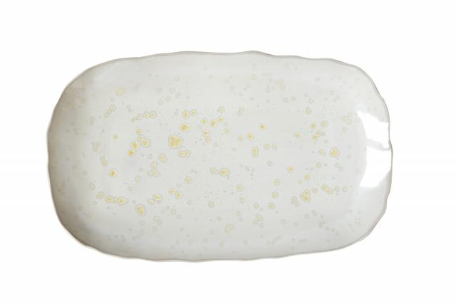 Jars Plume Schaal rechthoekig - 400x250mm - Nacre