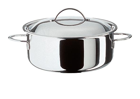 Spring Cristal Kookpan met deksel laag - Ø240mm