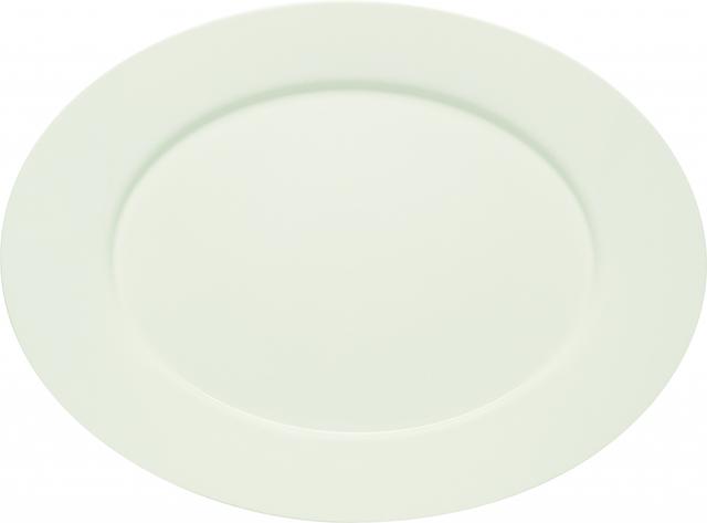Bauscher Purity Schaal ovaal met rand - 330x244x26mm