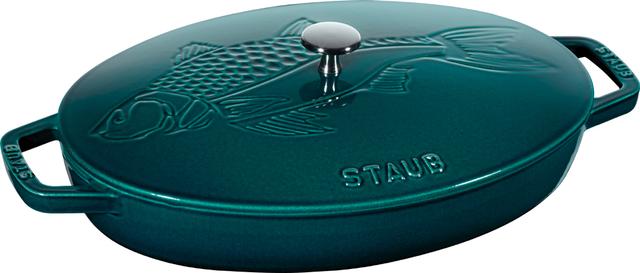 Staub Ovenschaal met deksel - 410x230mm - La Mer