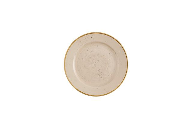 Churchill Stonecast Bord plat met rand - Ø261mm - Nutmeg Cream